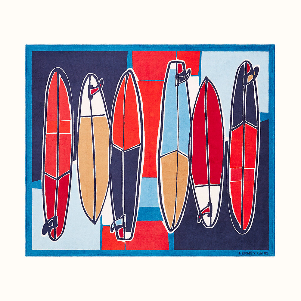 3 Surfs large beach towel | Hermès USA